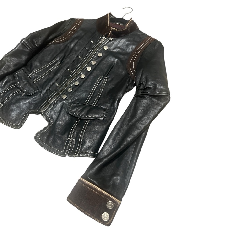 Calf hair+ Leather Jacket… it’s a banger! 🔥 - Picture 3 of 11